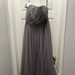 Alfred Angelo Elegant Dress size 16 in gray. Brand new with tags.